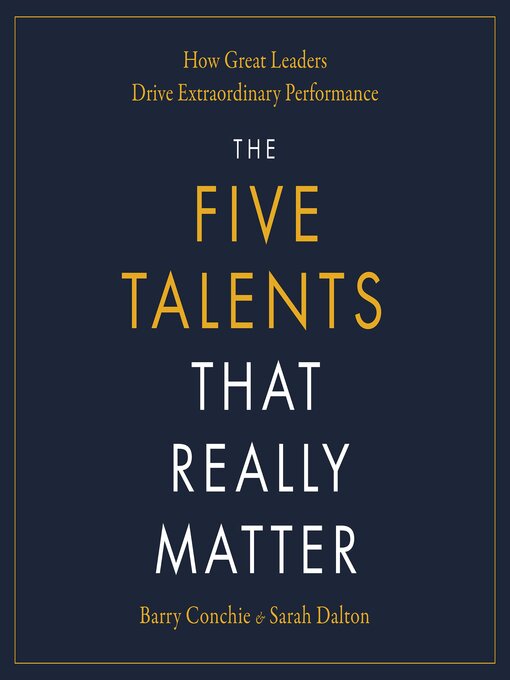 Title details for The Five Talents That Really Matter by Barry Conchie - Available